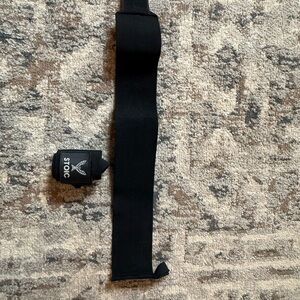 Stoic Black Lifting Wrist Wraps